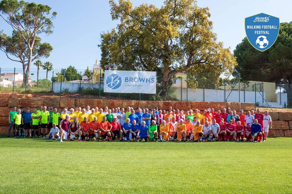 Walking football team in Portugal